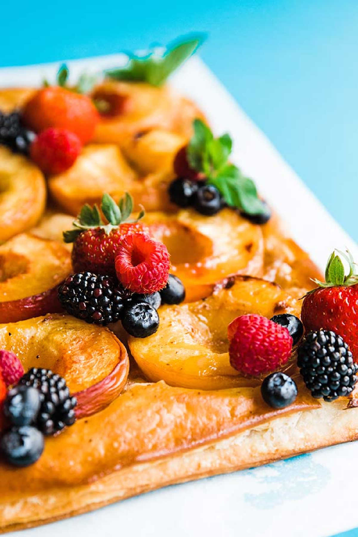 Peach & Berry Tart