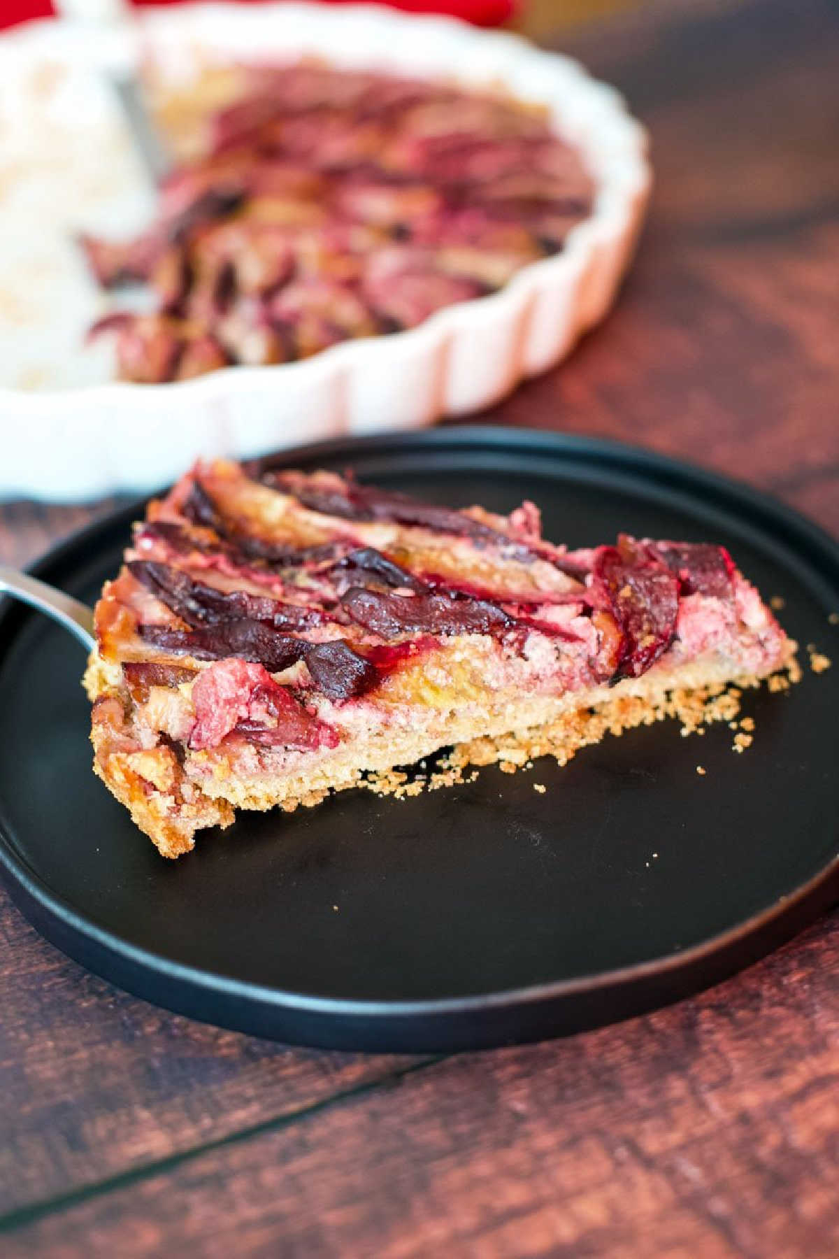 Plum Custard Tart