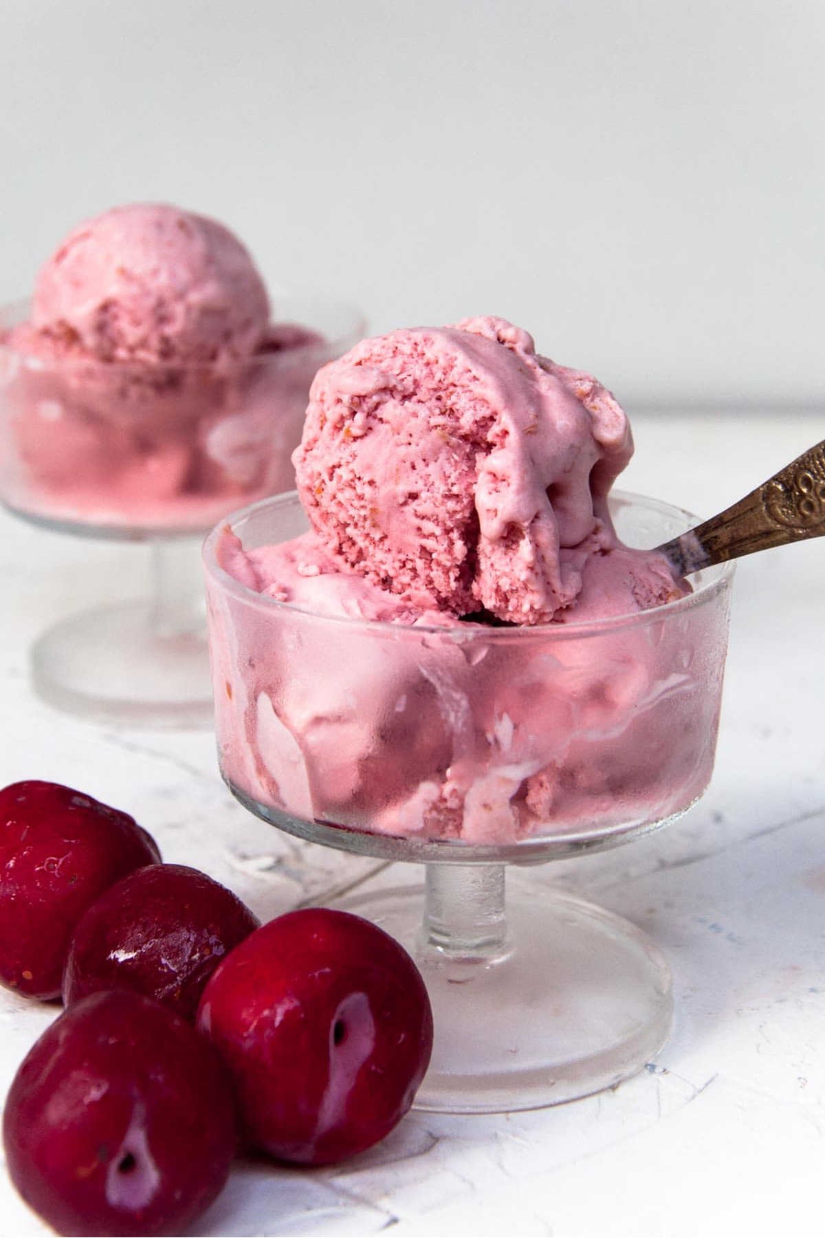 Plum Ice Cream