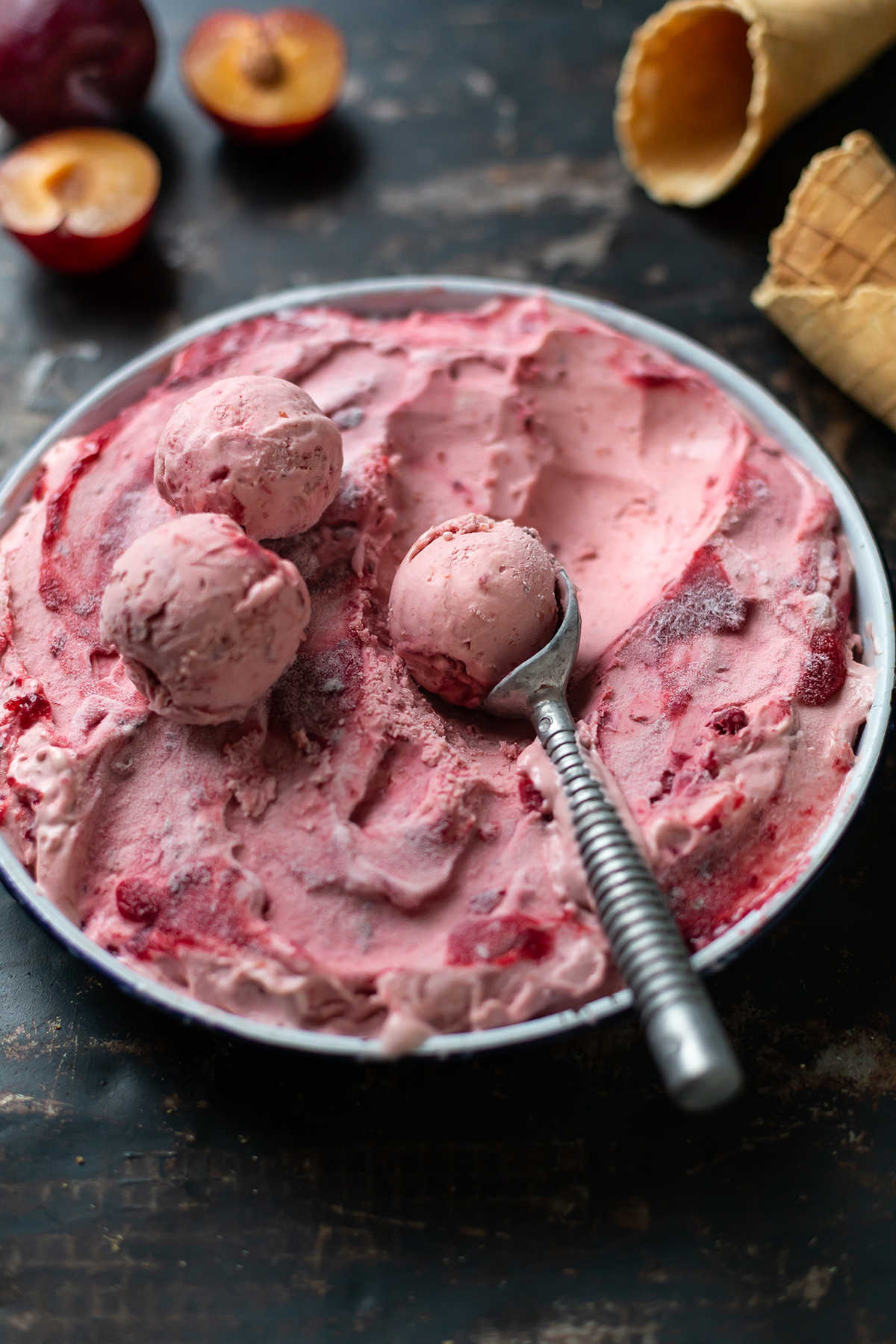 Plum Ice Cream