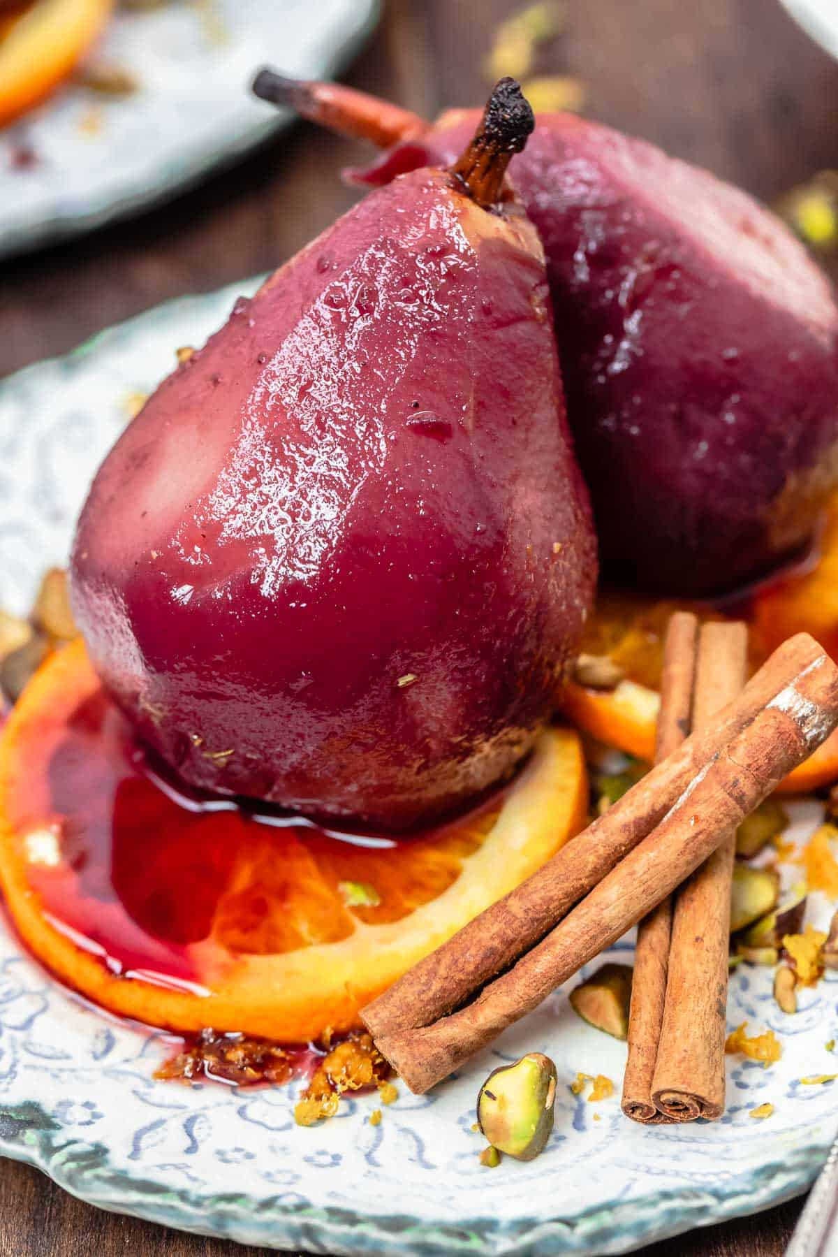 Poached Pears In Red Wine Recipe
