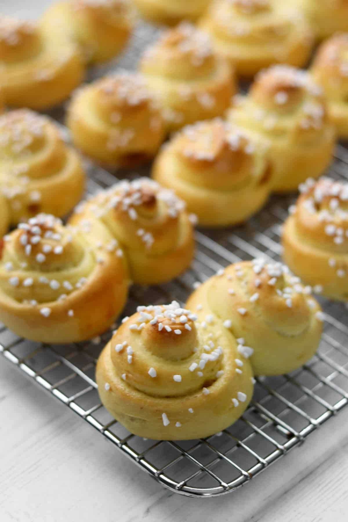 Scandinavian Lussekatter Saffron Buns Recipe