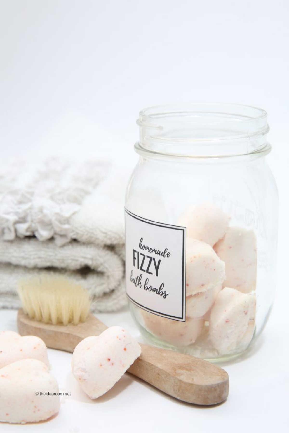 Bath Bomb Mason Jar
