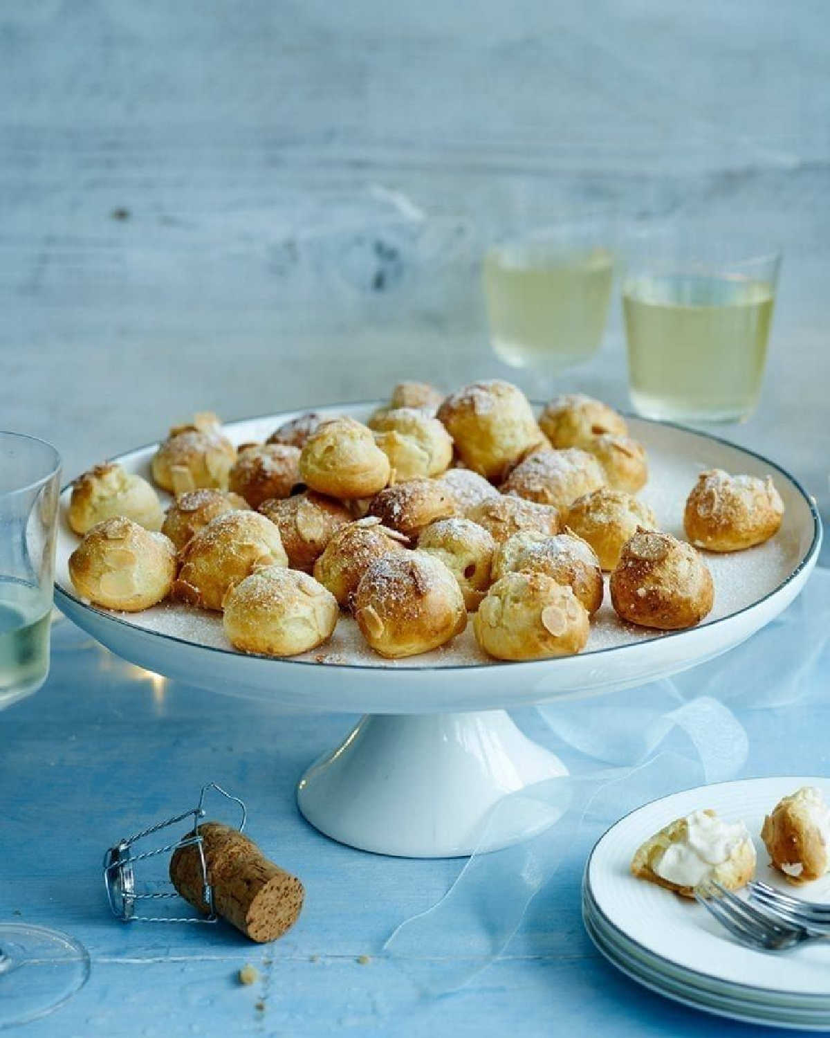 Brandy Custard Choux Buns
