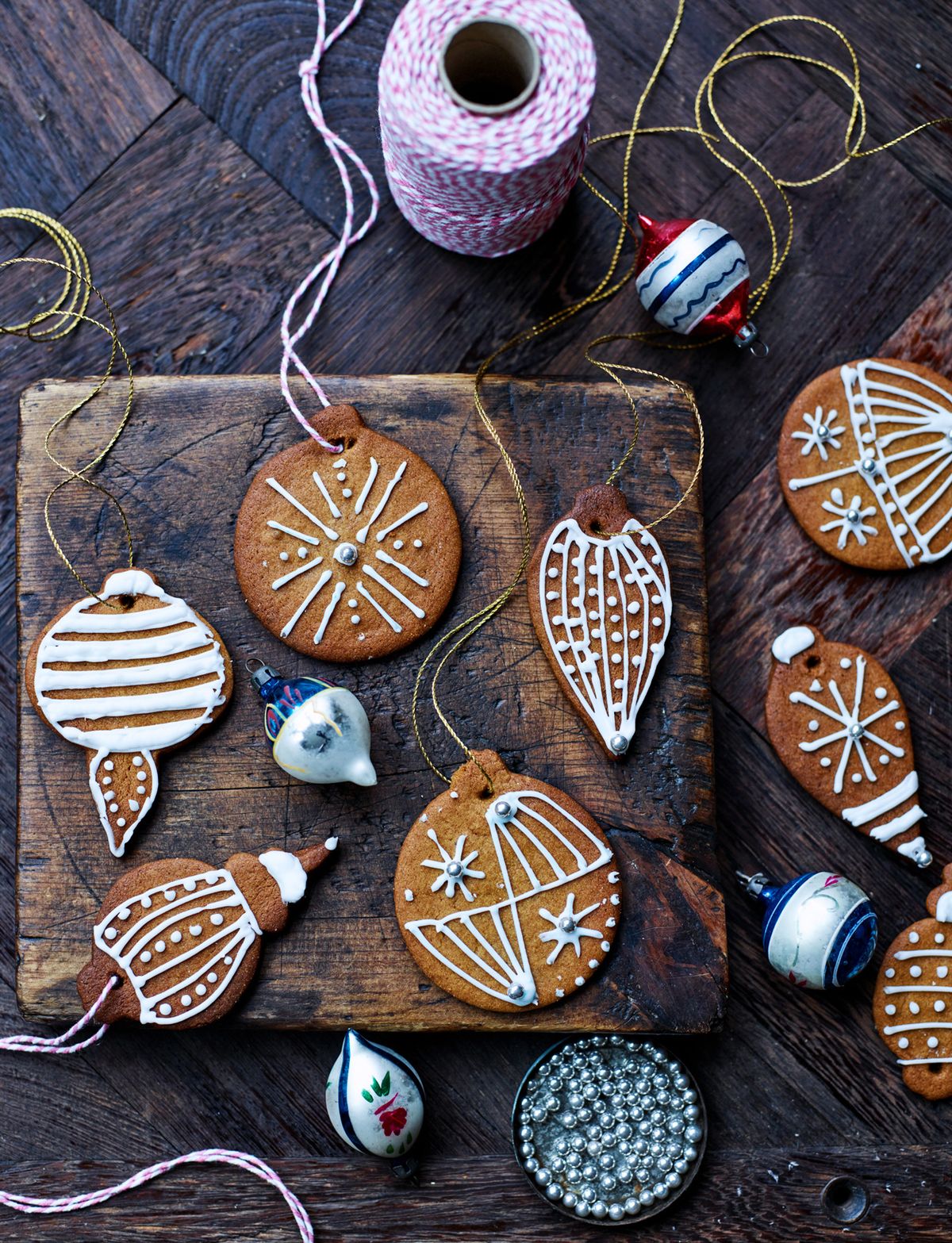 Christmas Tree Gingerbread Ornaments