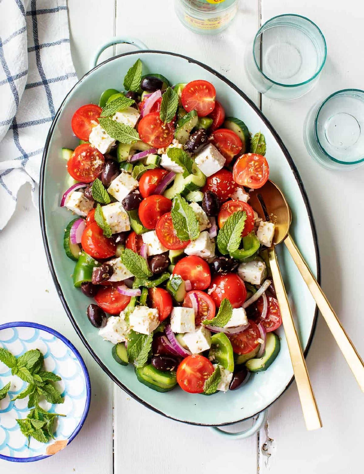 Cucumber Greek Salad