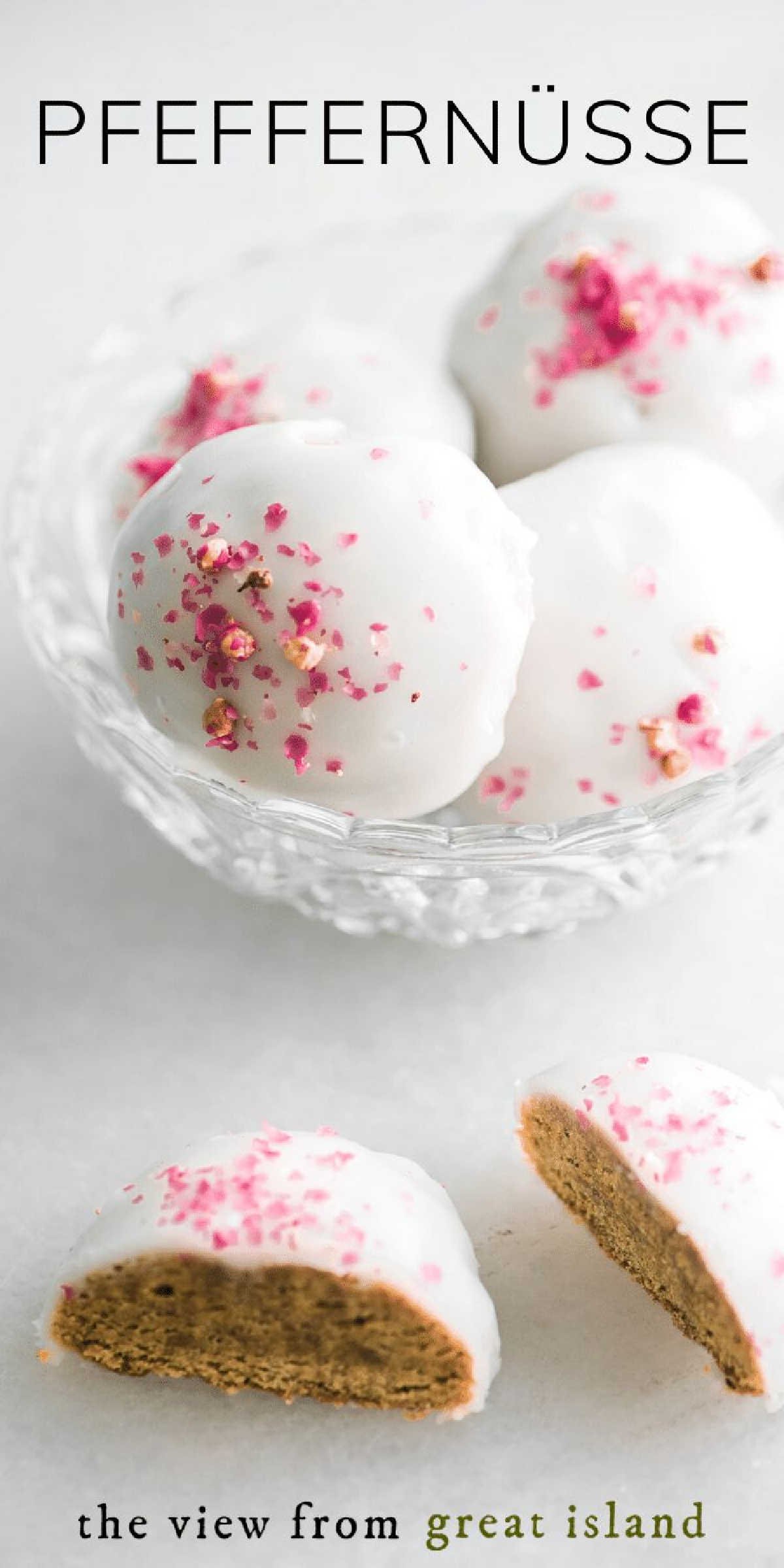 German Pfeffernusse Christmas Cookies