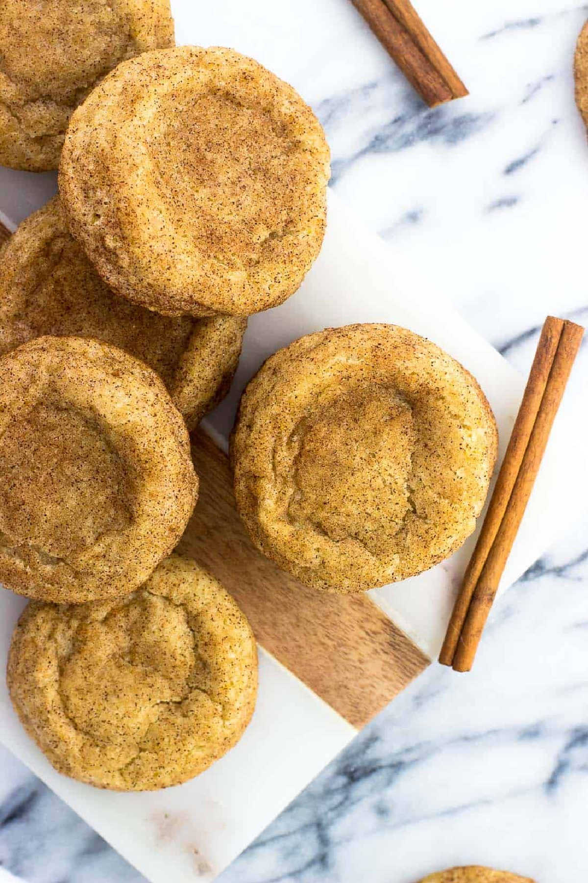 Ginger Christmas Snickerdoodle Cookies