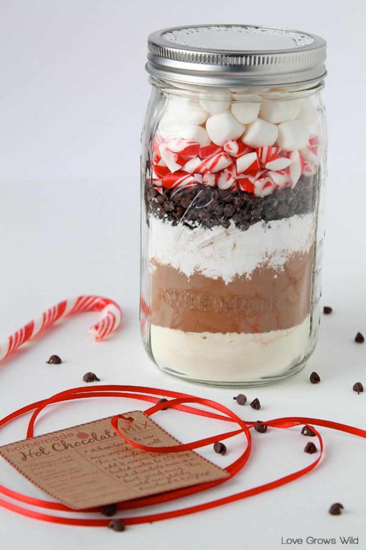 Hot Chocolate Mason Jar Gift