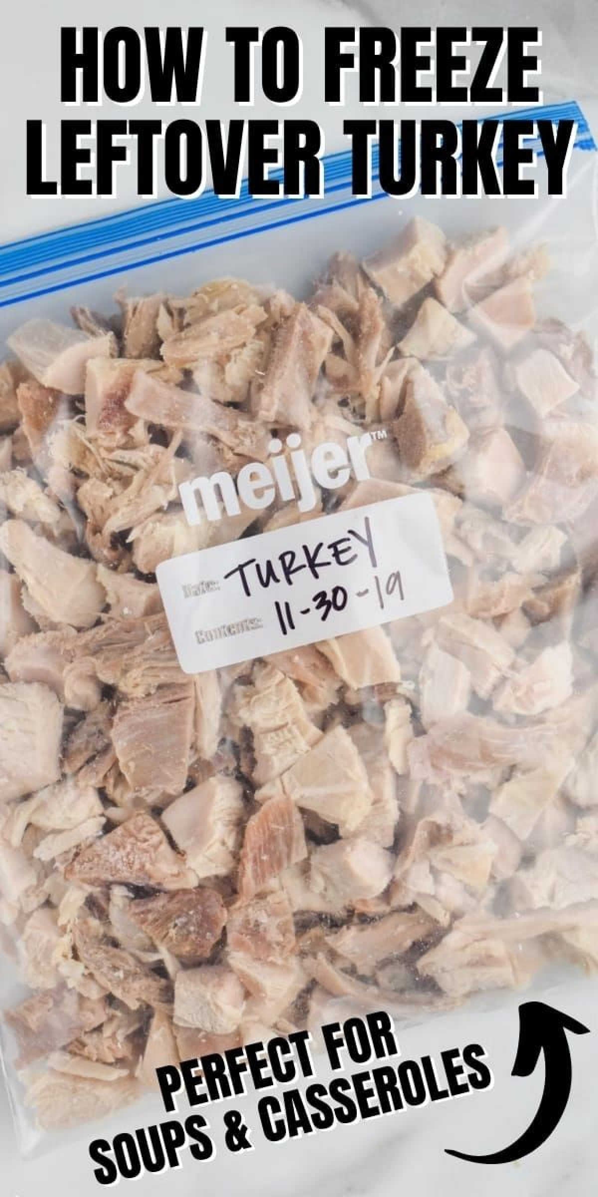 How To Freeze Leftover Turkey Recipe