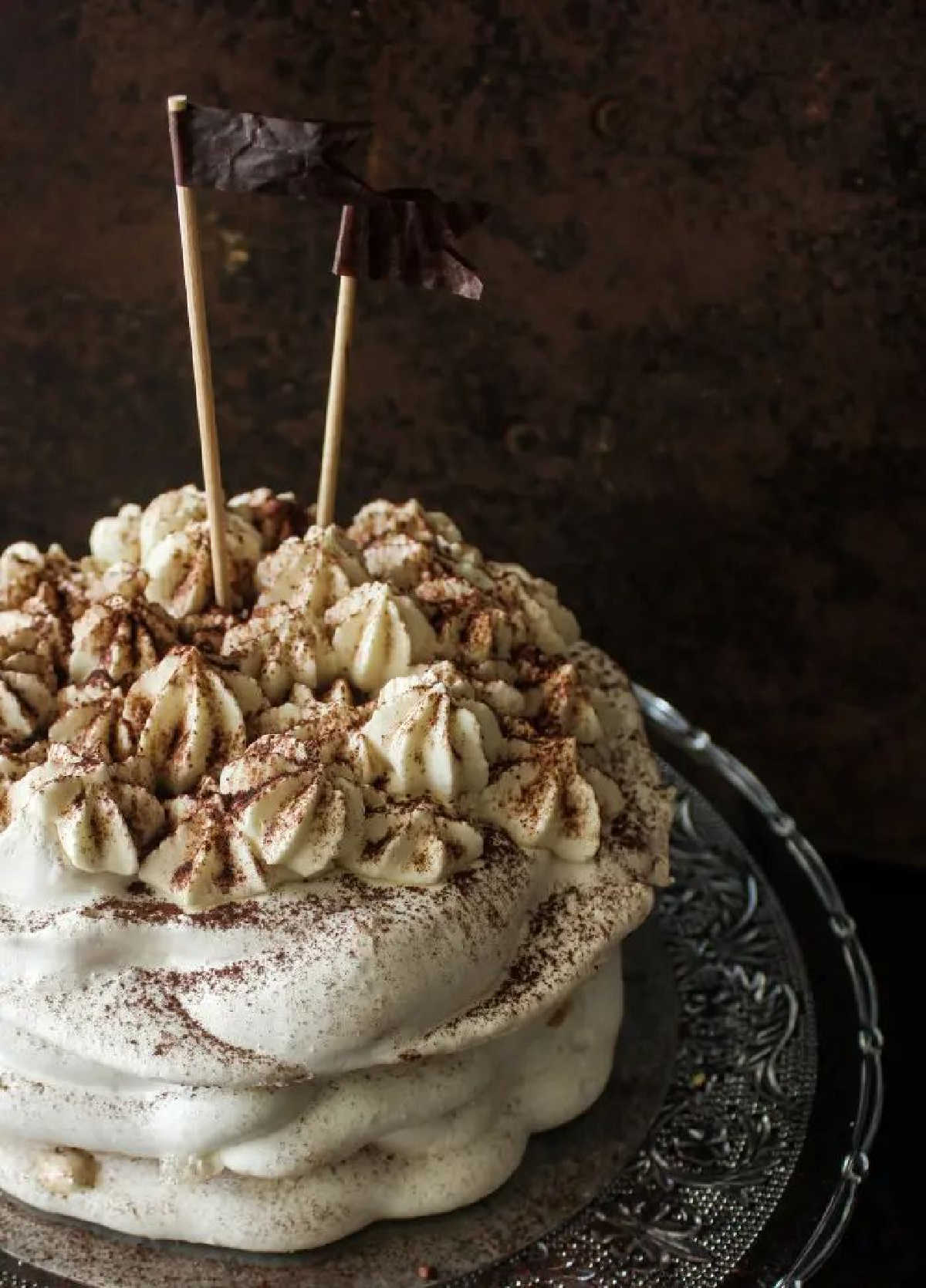 Irish Cream Layered Pavlova