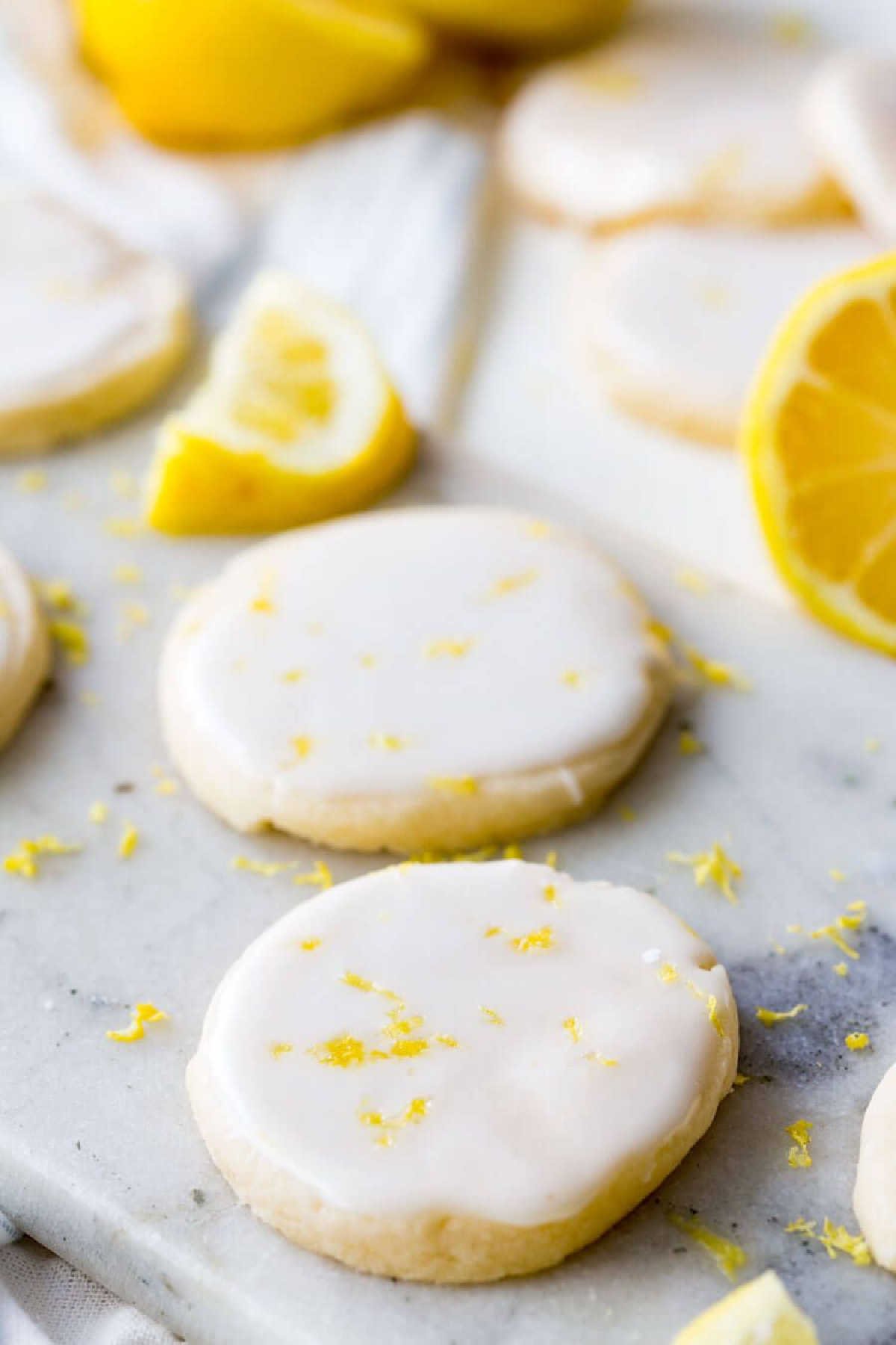 Lemon Christmas Shortbread