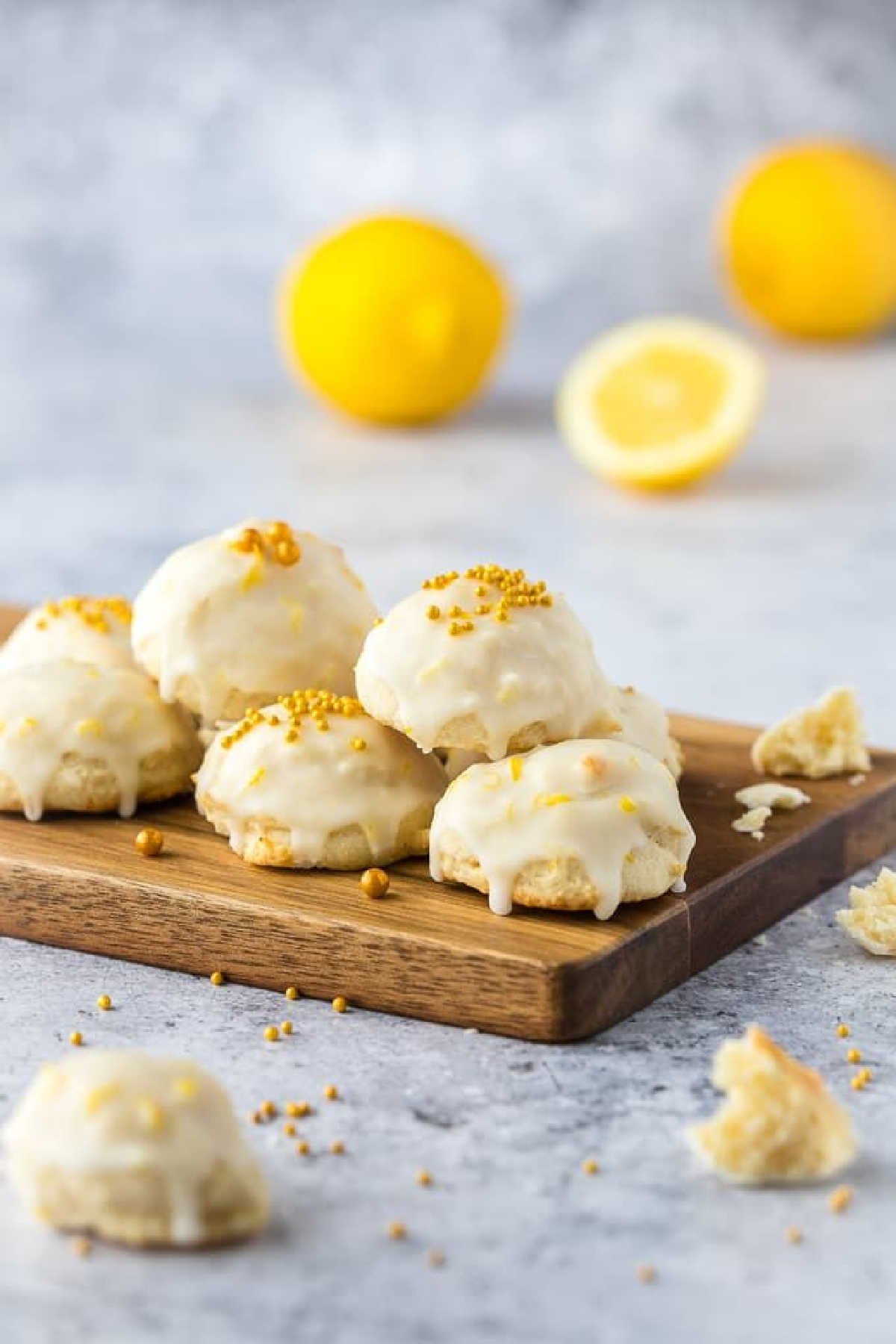 Lemon Ricotta Italian Christmas Cookies