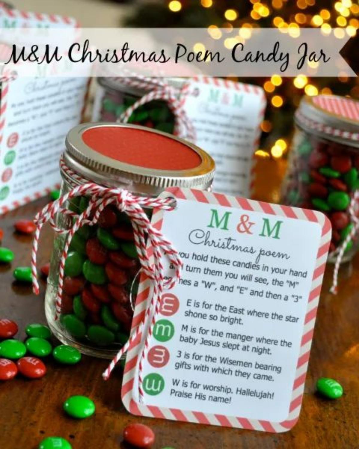 M & M Mason Jar Gift