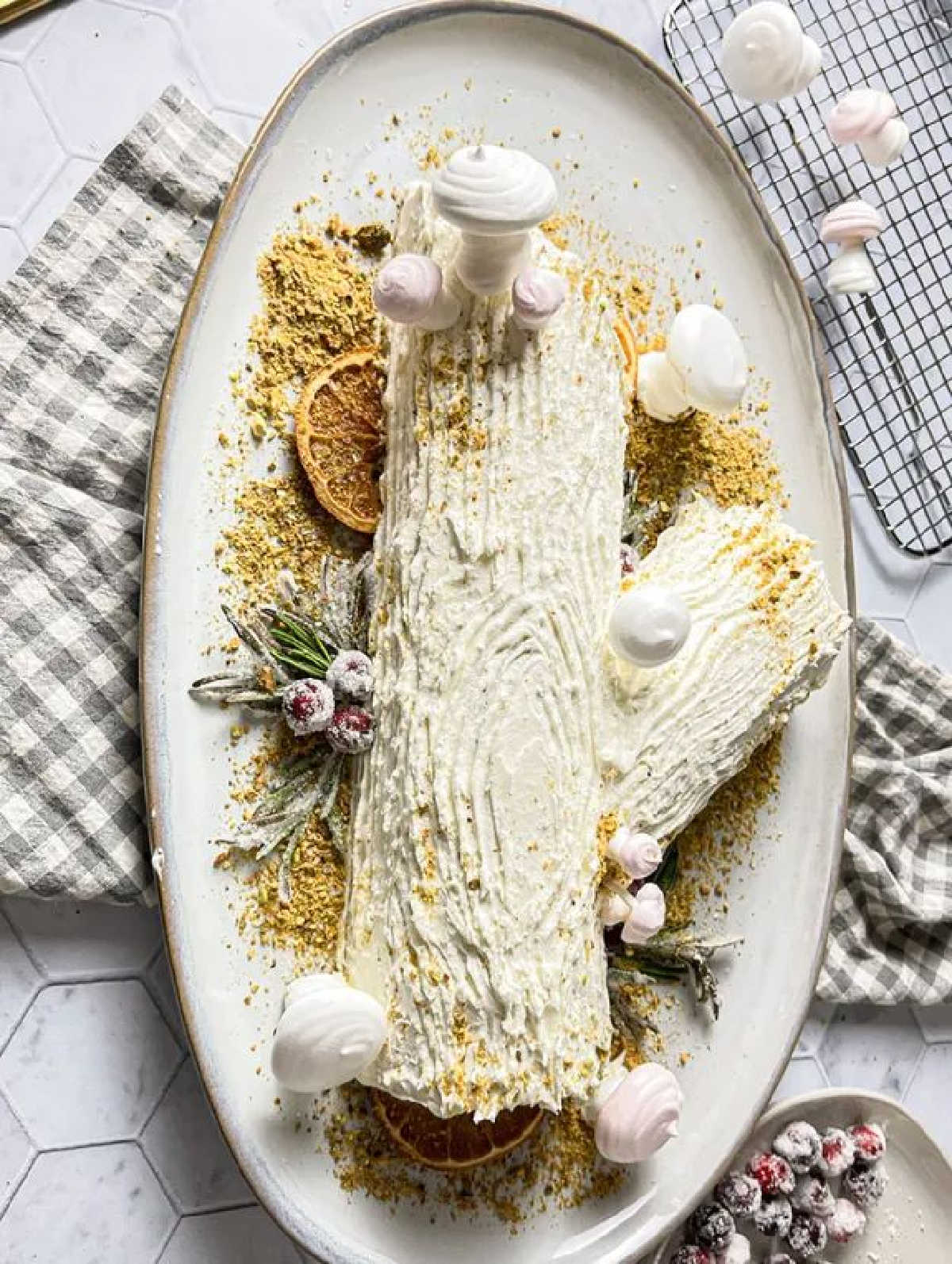 Orange Spice Yule Log