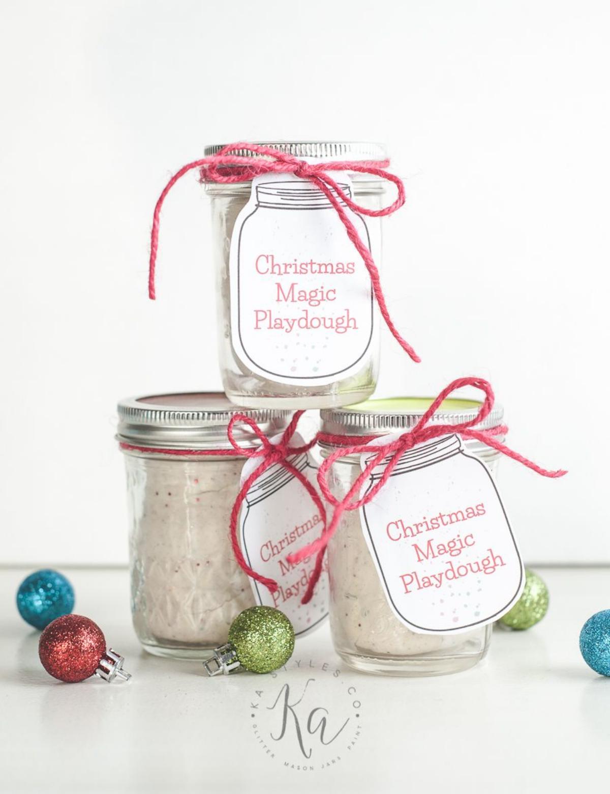 Playdough Mason Jars