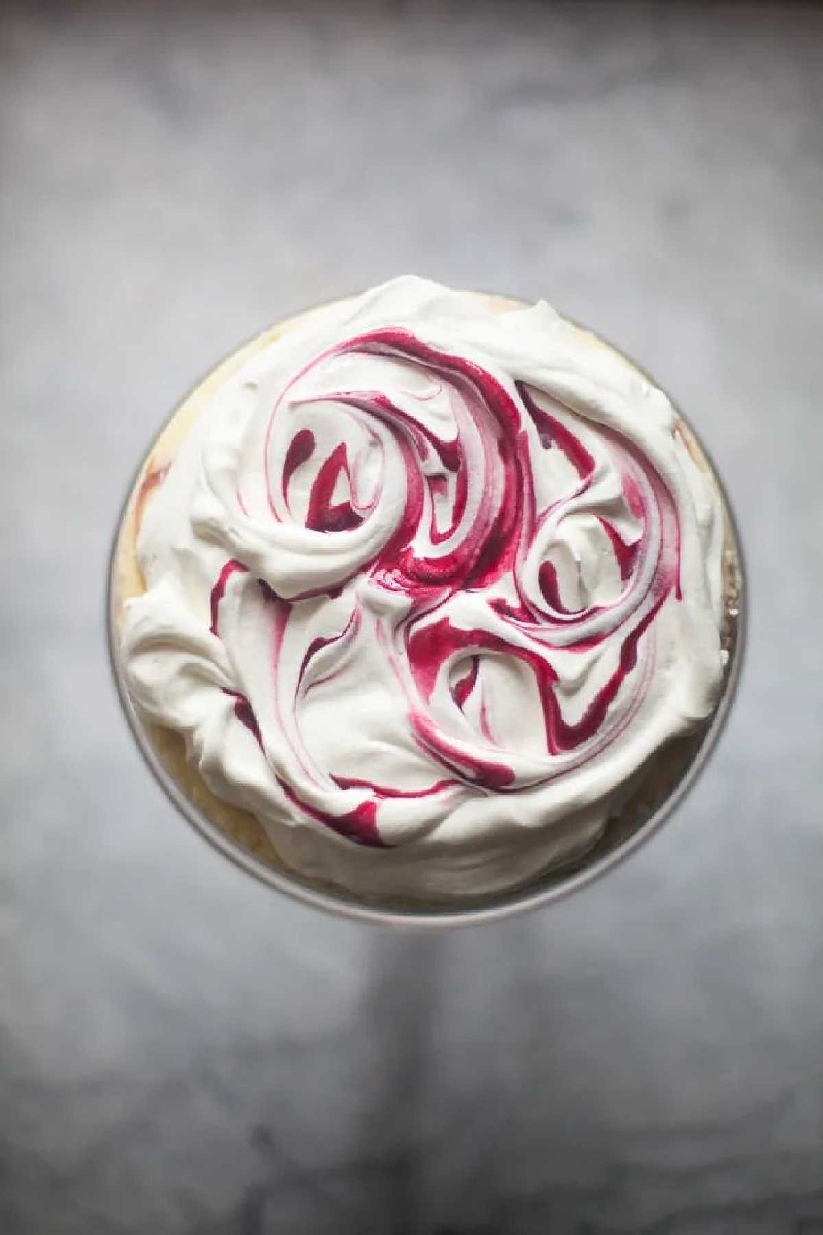 Pomegranate Swirl Cheesecake