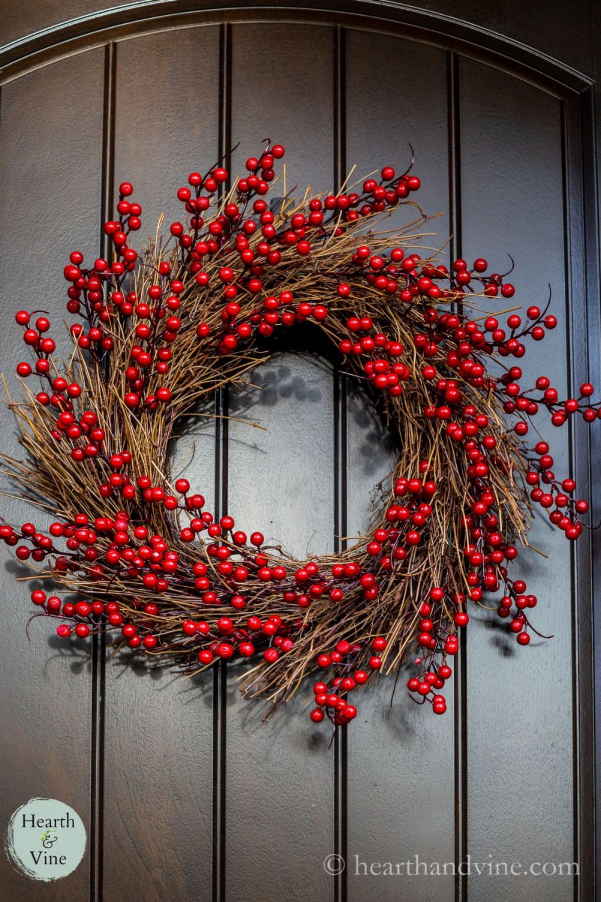 Red Berry Christmas Wreath