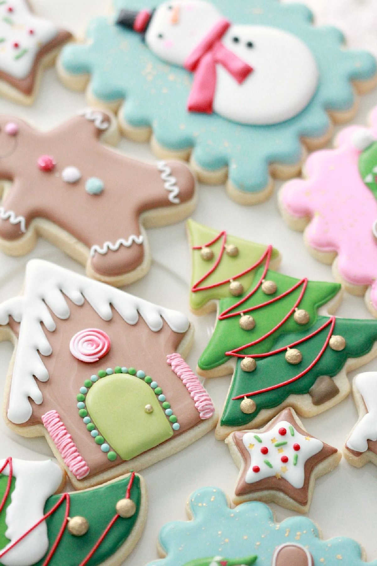 Royal Icing Christmas Shortbread Decoration