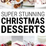 Collage of Christmas Desserts