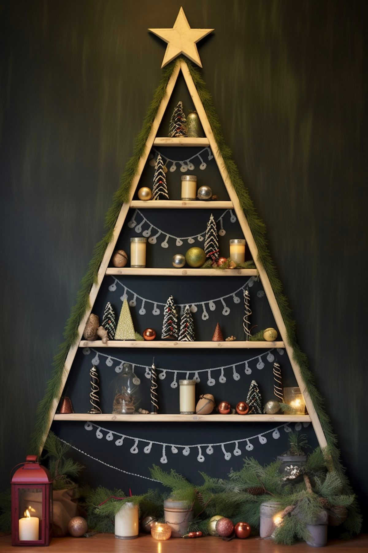 Wall Christmas Tree Frame