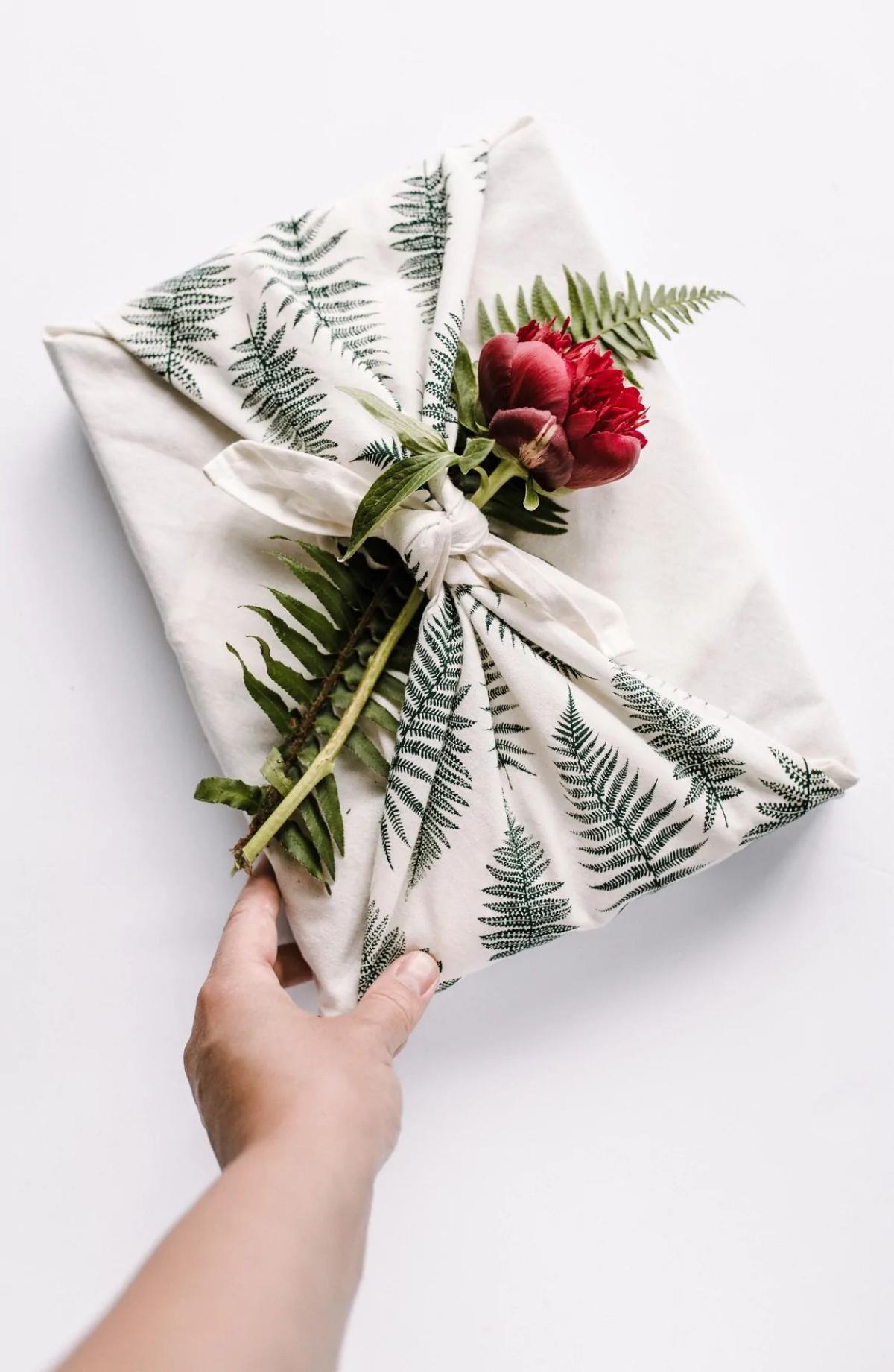 Fern Furoshiki Gift Wrap