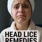 Teenage girl with hair in towel turban