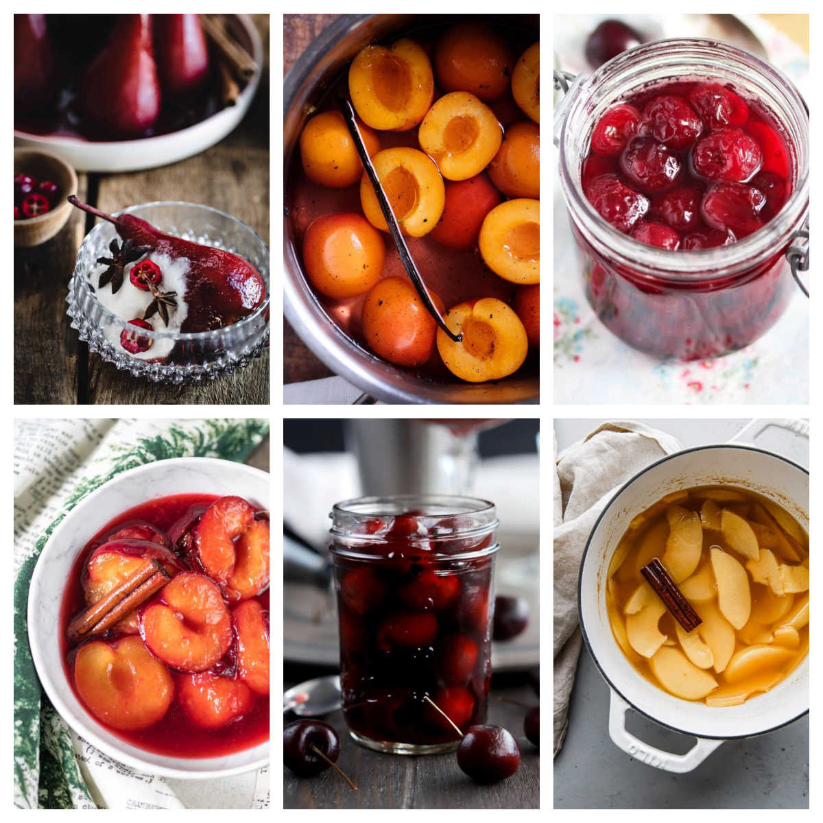 Collection of stove top fruit recipes