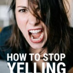 Woman yelling