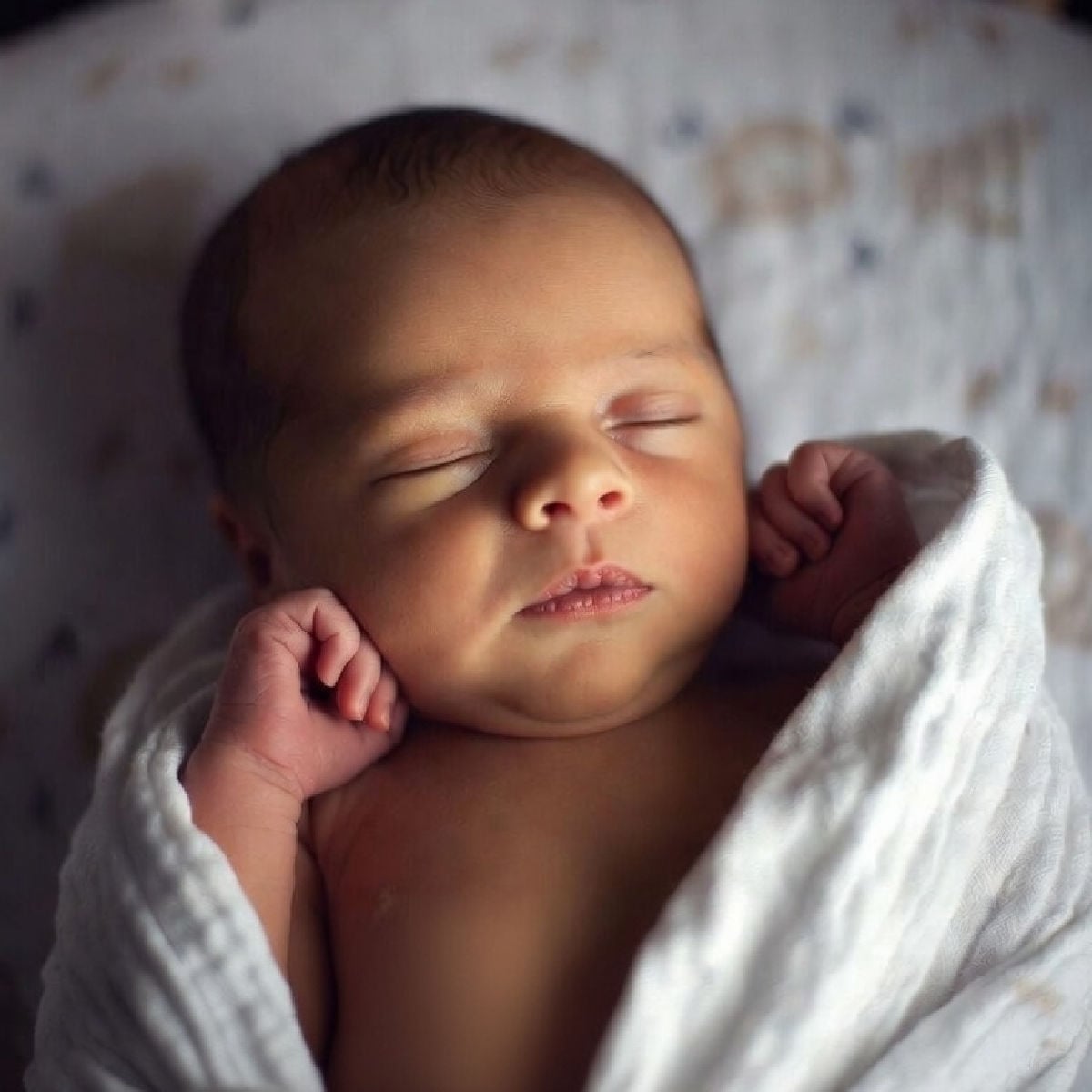 Newborn baby sleeping