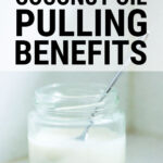 Spoon in a jar of coconut oil