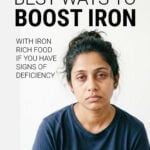 Young woman looking tired