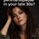 Tired woman in her late 30s