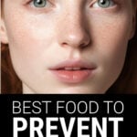 Young woman with smooth wrinkle free skin