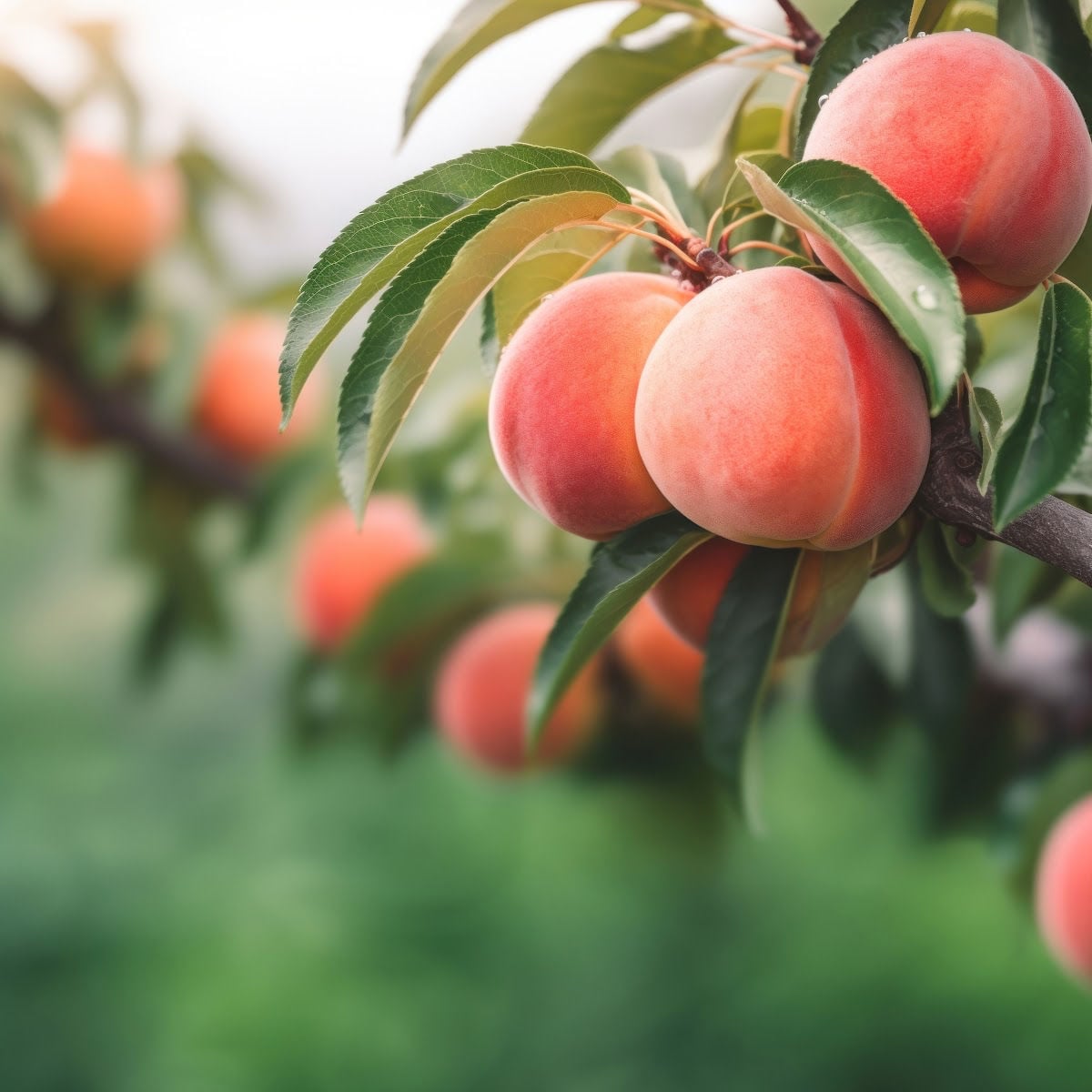 Apricots on tree