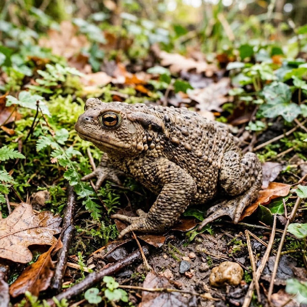 A common UK toad