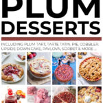 Collage of plum recipes
