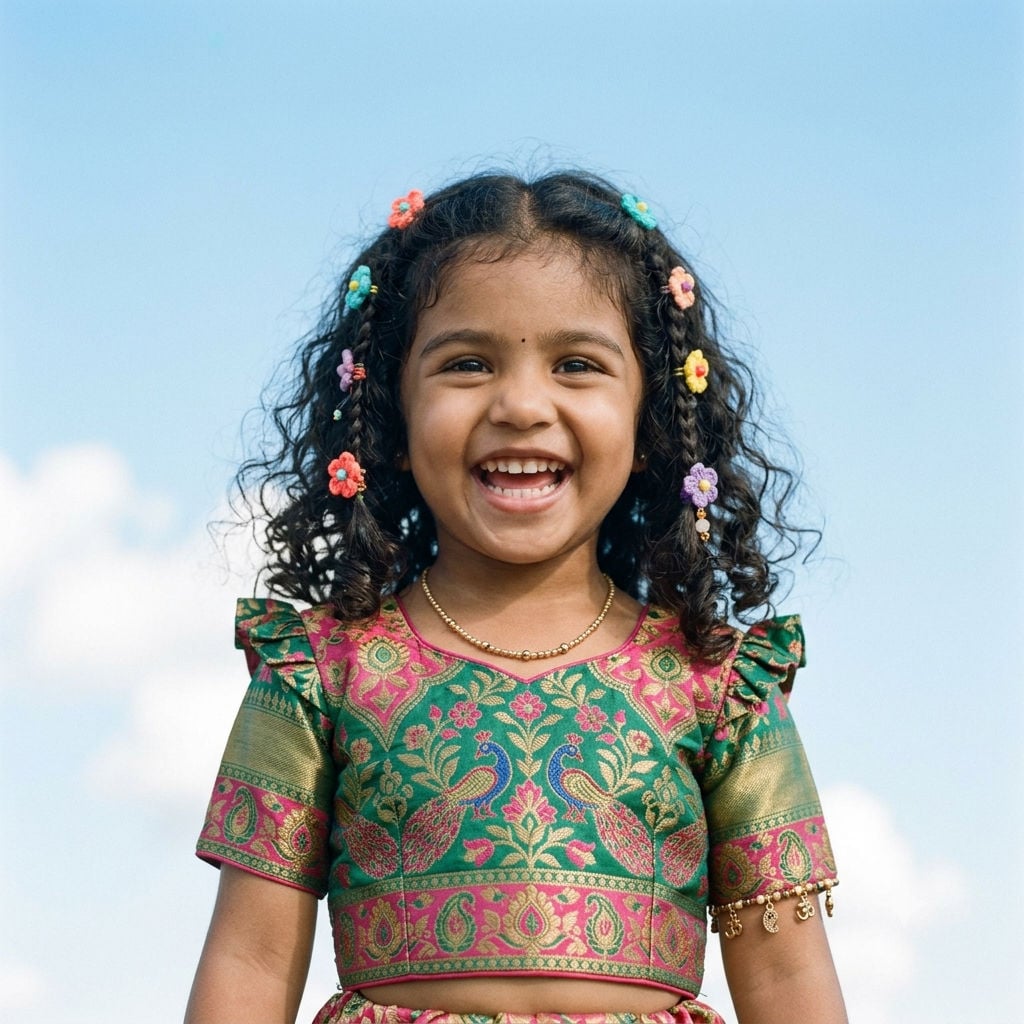 Smiling young girl