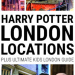 Collage of Harry Potter scenes from Warner Bros Studio