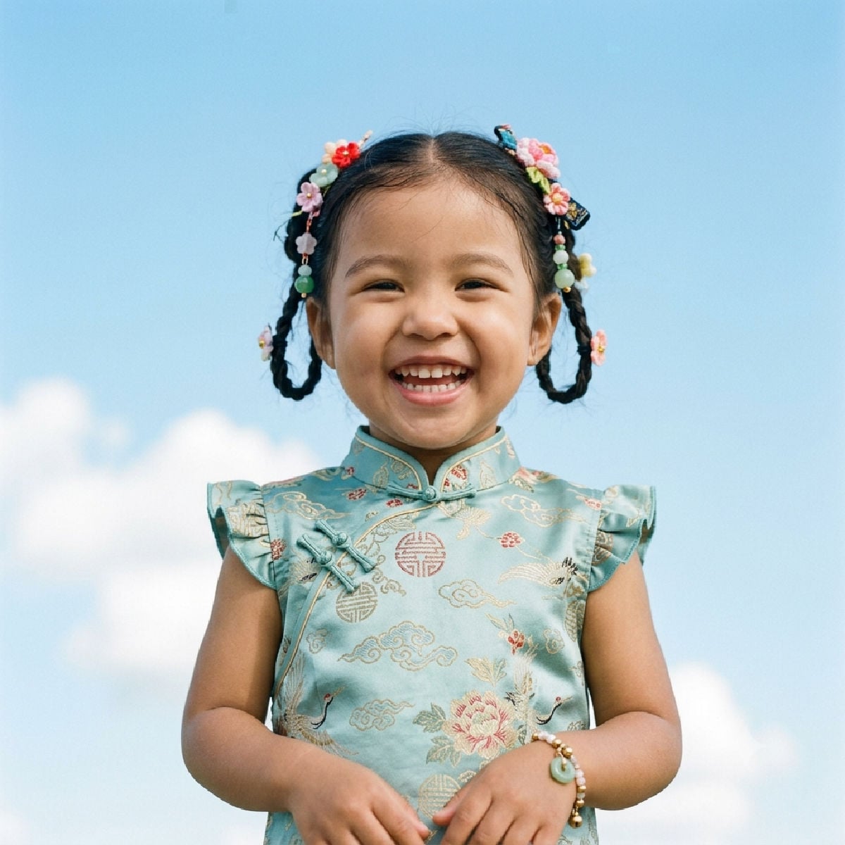Smiling young girl