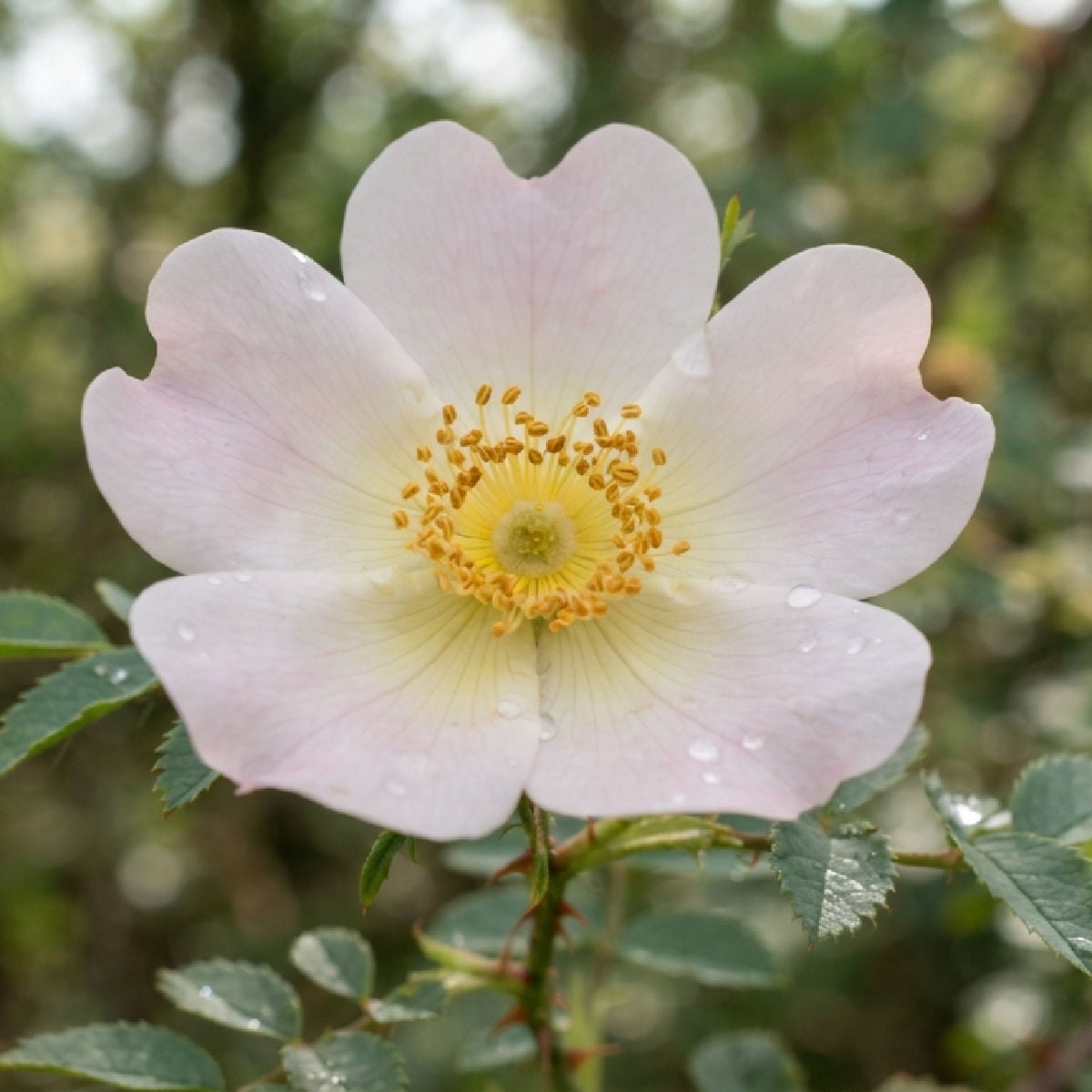 A wild briar rose