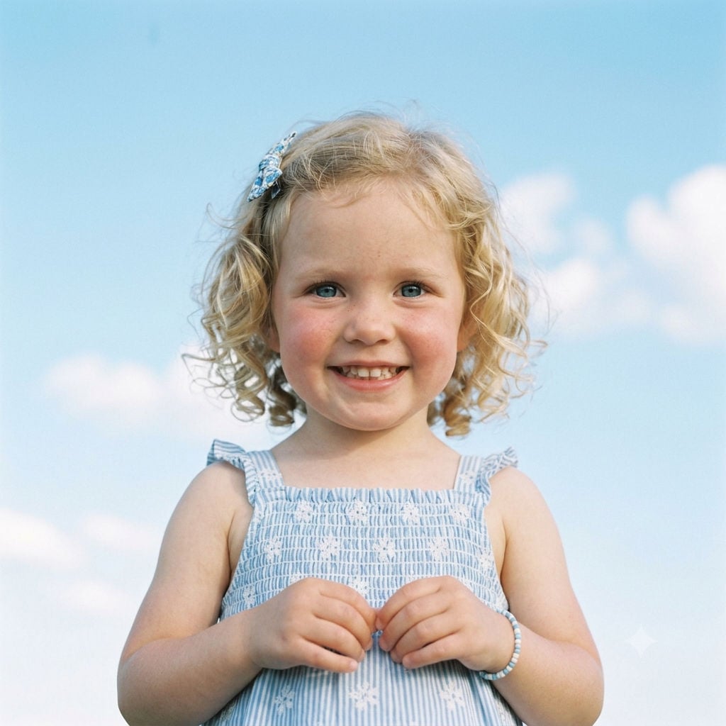 Smiling young girl