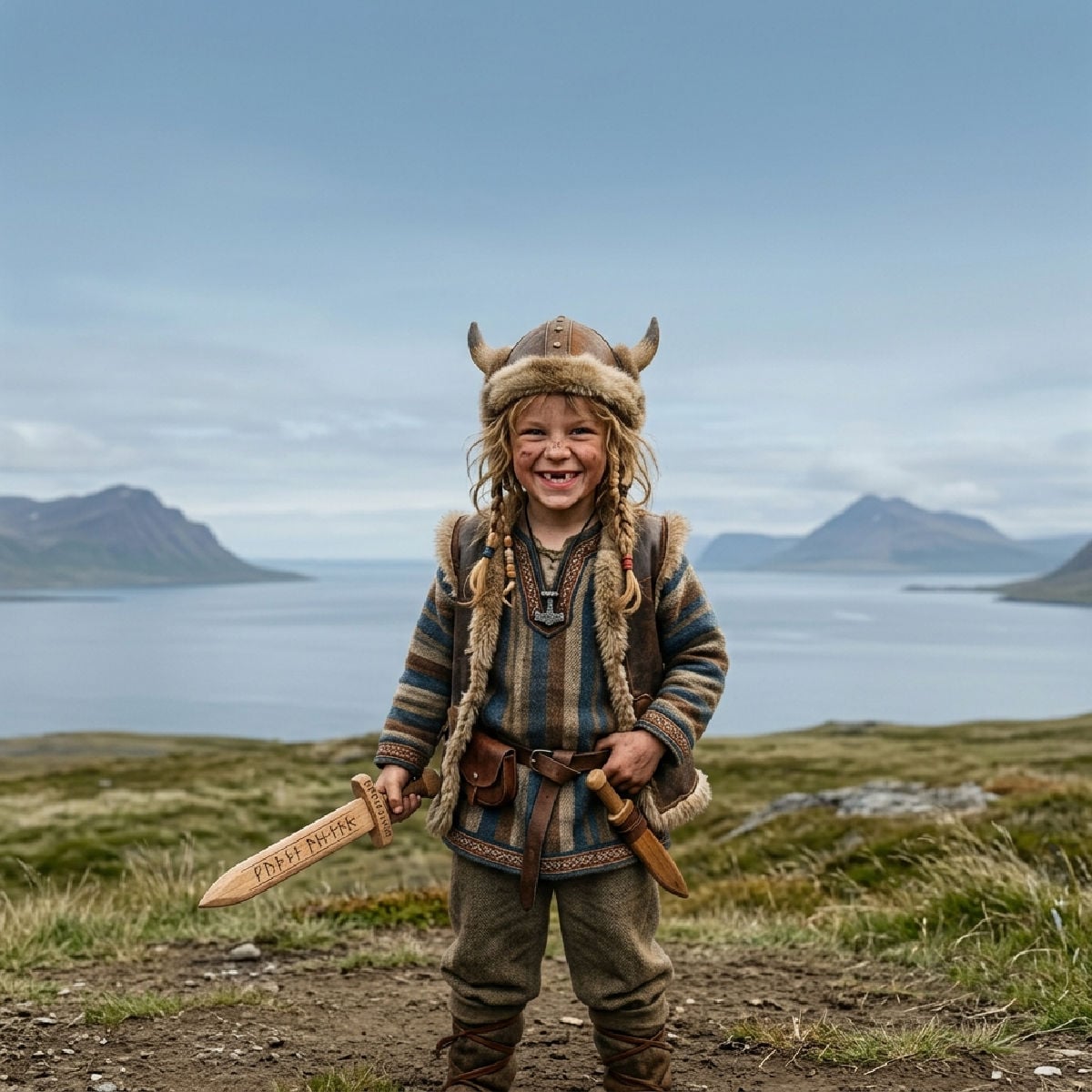 Young Viking boy