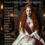 Fictional image of a historic Scottish princess