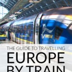 Eurostar train at St Pancras Station